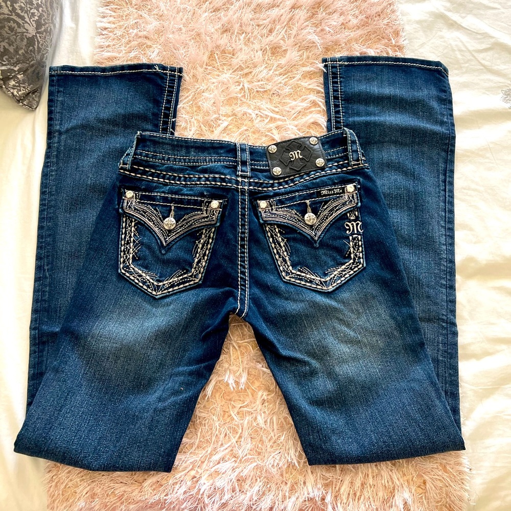 Miss me boot cut jeans.